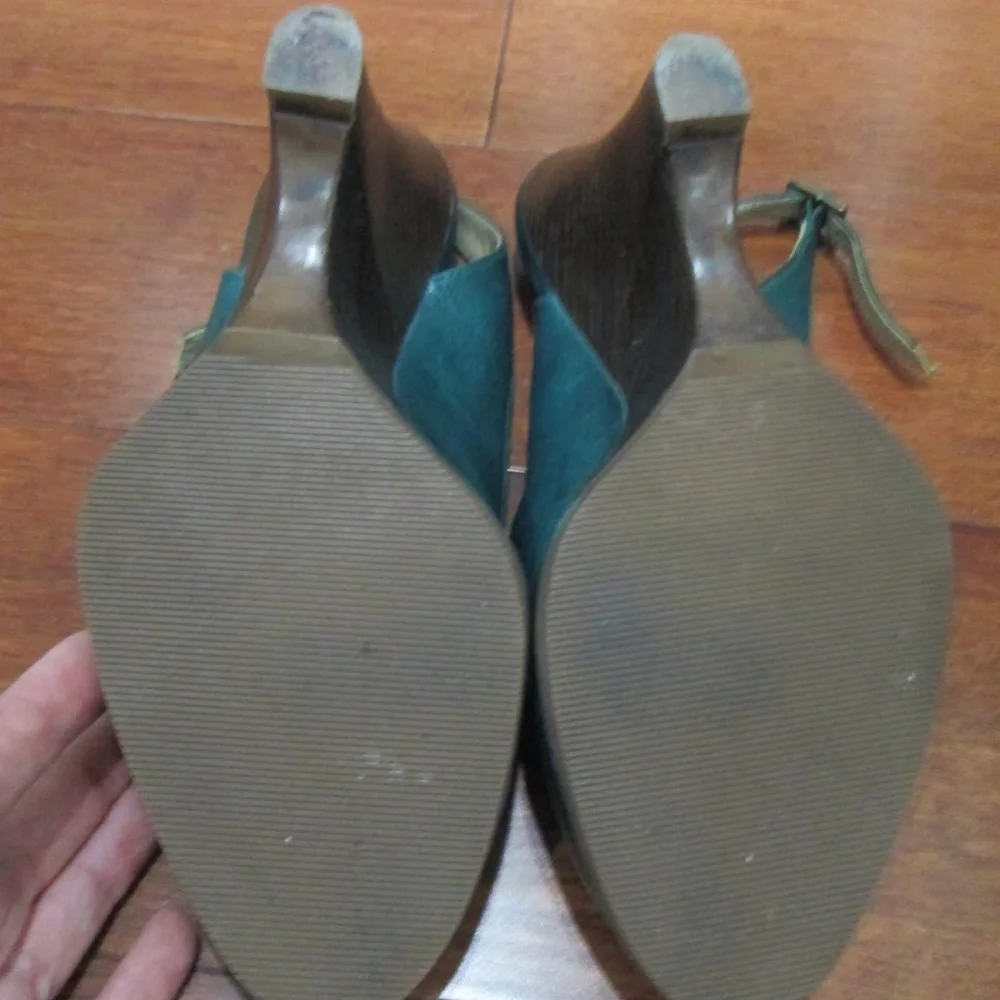MARNI Leather Wedge Slingbacks Size 6